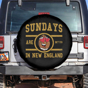 Sundays Are Better In NE Spare Tire Cover Game Day Lover Gift TS12 No hole Black Print Your Wear