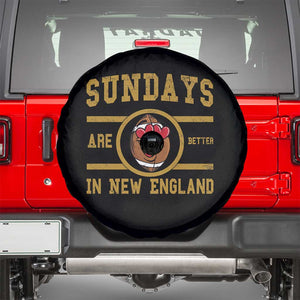 Sundays Are Better In NE Spare Tire Cover Game Day Lover Gift TS12 Black Print Your Wear