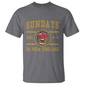 Sundays Are Better In NE T Shirt Game Day Lover Gift TS12 Charcoal Print Your Wear