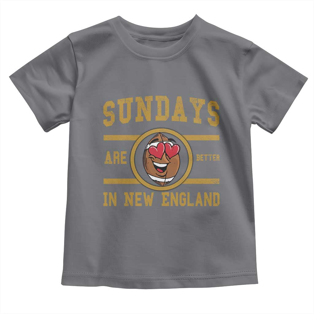 Sundays Are Better In NE Toddler T Shirt Game Day Lover Gift TS12 Charcoal Print Your Wear