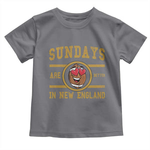 Sundays Are Better In NE Toddler T Shirt Game Day Lover Gift TS12 Charcoal Print Your Wear
