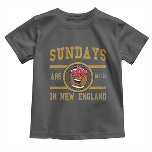 Sundays Are Better In NE Toddler T Shirt Game Day Lover Gift TS12 Dark Heather Print Your Wear