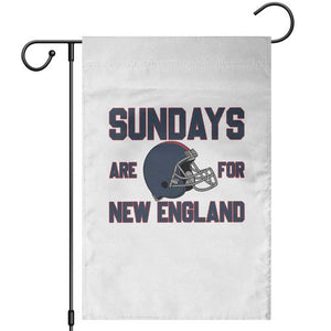 Sundays Are For NE Garden Flag Game Day Lover Gift TS12 White Print Your Wear