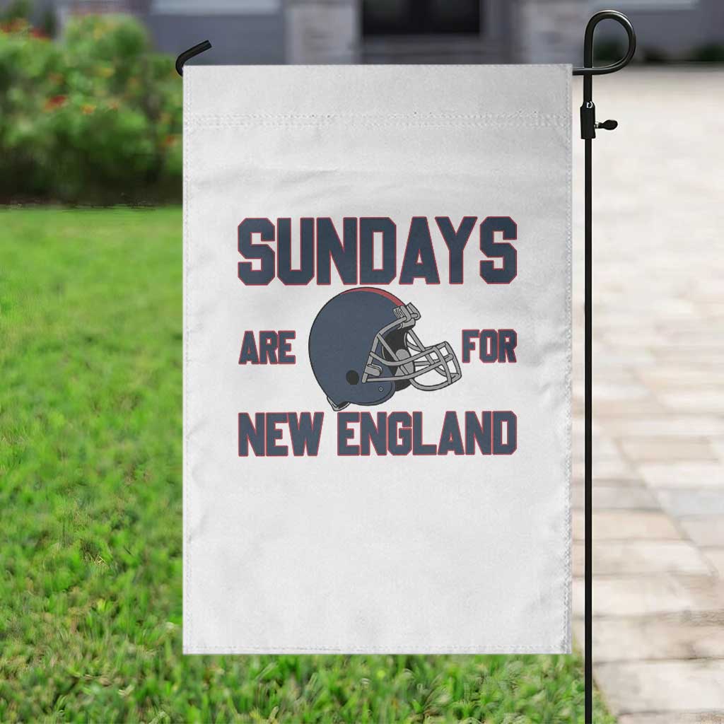 Sundays Are For NE Garden Flag Game Day Lover Gift TS12 Print Your Wear