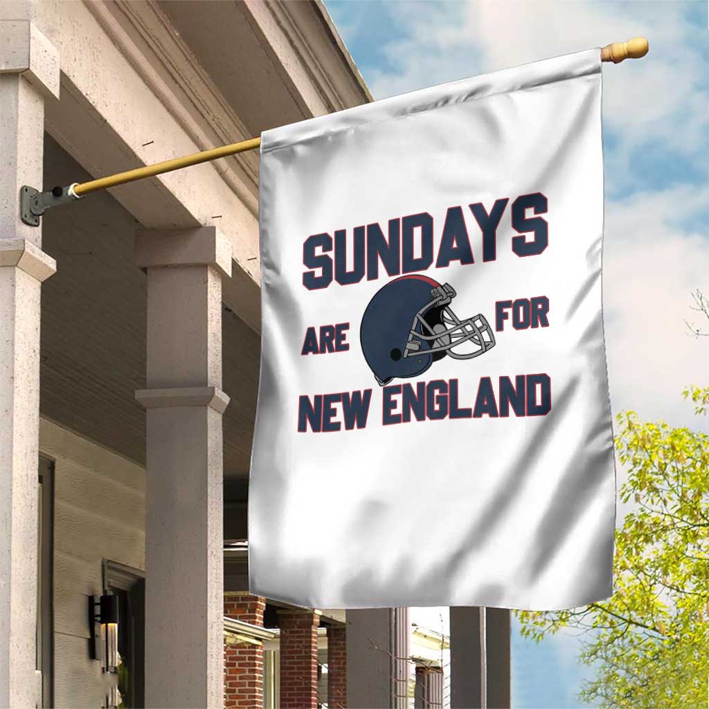 Sundays Are For NE Garden Flag Game Day Lover Gift TS12 Print Your Wear