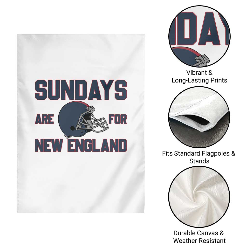 Sundays Are For NE Garden Flag Game Day Lover Gift TS12 Print Your Wear