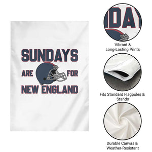 Sundays Are For NE Garden Flag Game Day Lover Gift TS12 Print Your Wear