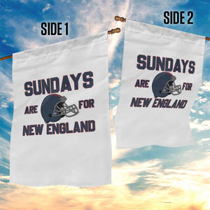Sundays Are For NE Garden Flag Game Day Lover Gift TS12 Print Your Wear