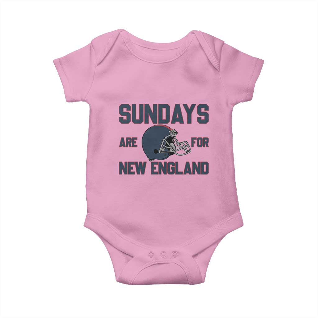 Sundays Are For NE Baby Onesie Game Day Lover Gift TS12 Light Pink Print Your Wear
