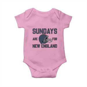 Sundays Are For NE Baby Onesie Game Day Lover Gift TS12 Light Pink Print Your Wear
