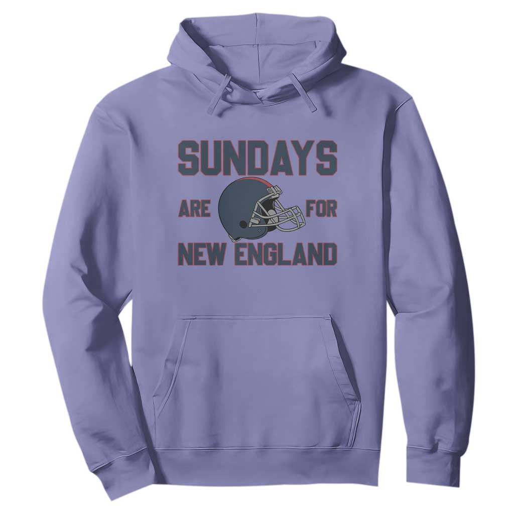 Sundays Are For NE Hoodie Game Day Lover Gift TS12 Violet Print Your Wear