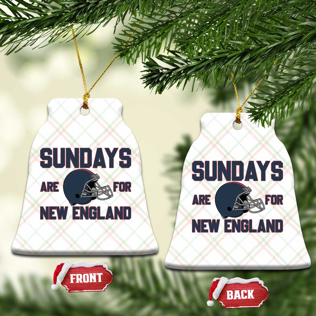 Sundays Are For NE Ceramic Ornament Game Day Lover Gift TS12 Print Your Wear