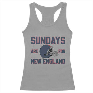 Sundays Are For NE Racerback Tank Top Game Day Lover Gift TS12 Sport Gray Print Your Wear