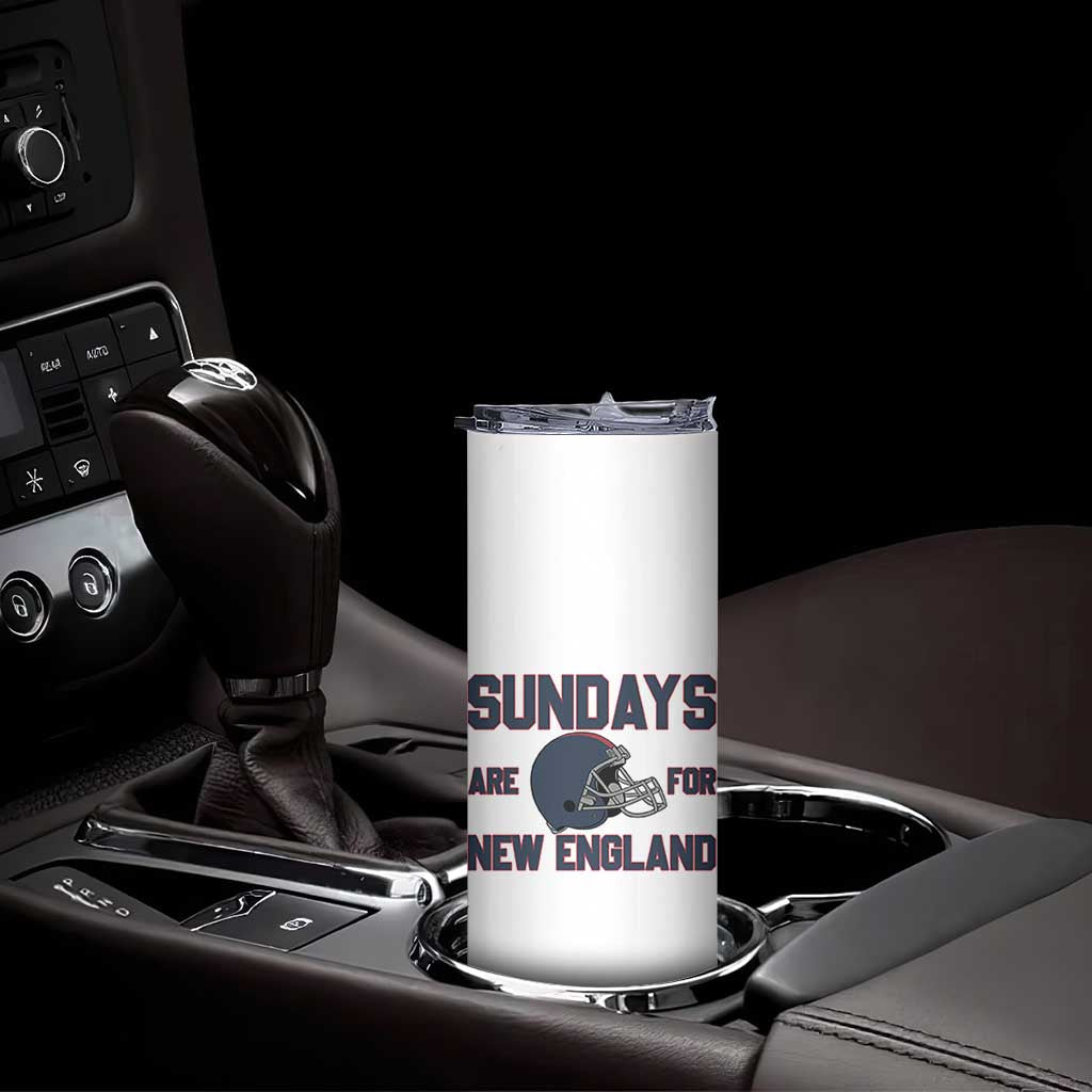 Sundays Are For NE Skinny Tumbler Game Day Lover Gift TS12 Print Your Wear