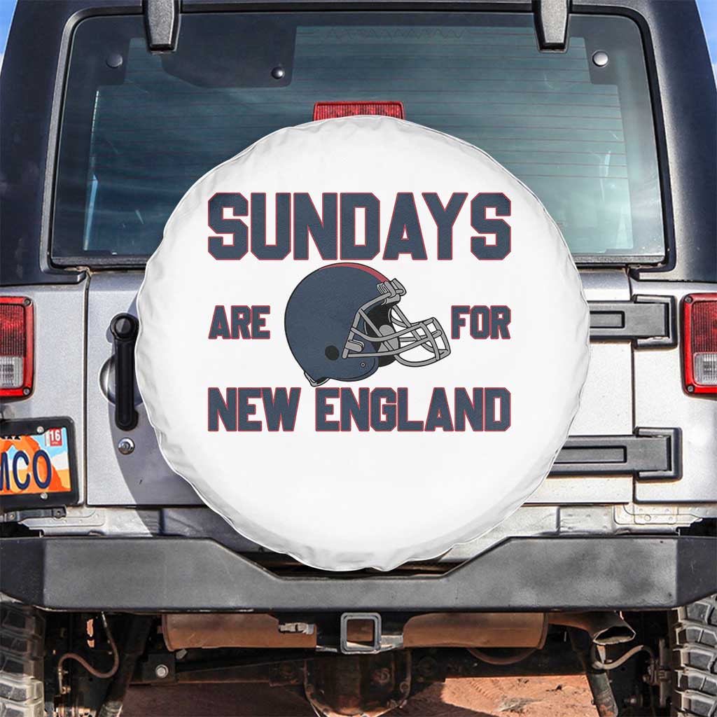 Sundays Are For NE Spare Tire Cover Game Day Lover Gift TS12 No hole White Print Your Wear