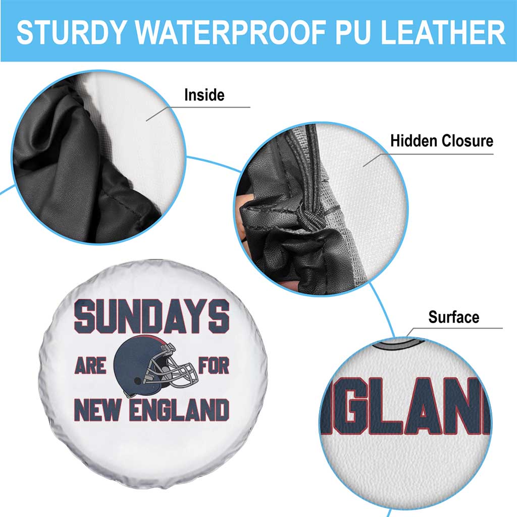 Sundays Are For NE Spare Tire Cover Game Day Lover Gift TS12 Print Your Wear