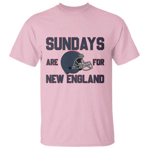 Sundays Are For NE T Shirt Game Day Lover Gift TS12 Light Pink Print Your Wear