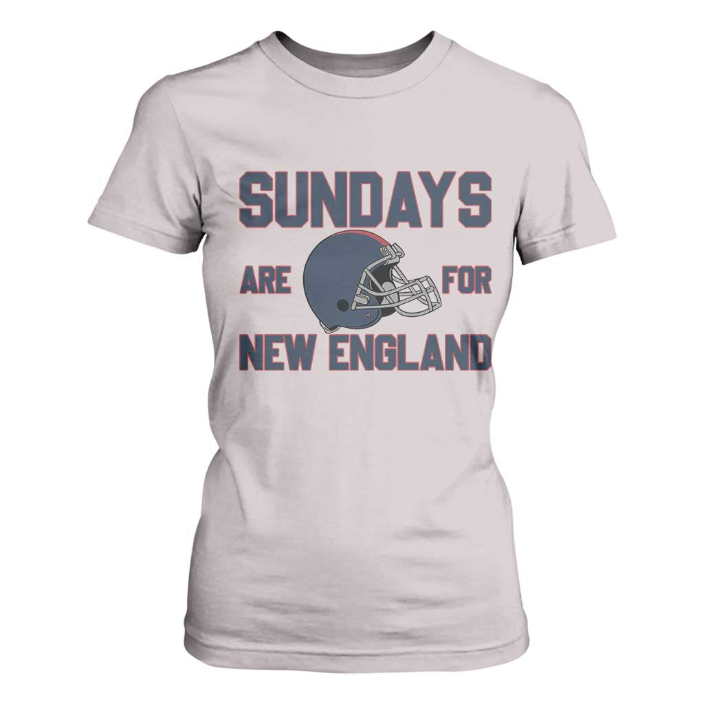 Sundays Are For NE T Shirt For Women Game Day Lover Gift TS12 Ice Gray Print Your Wear
