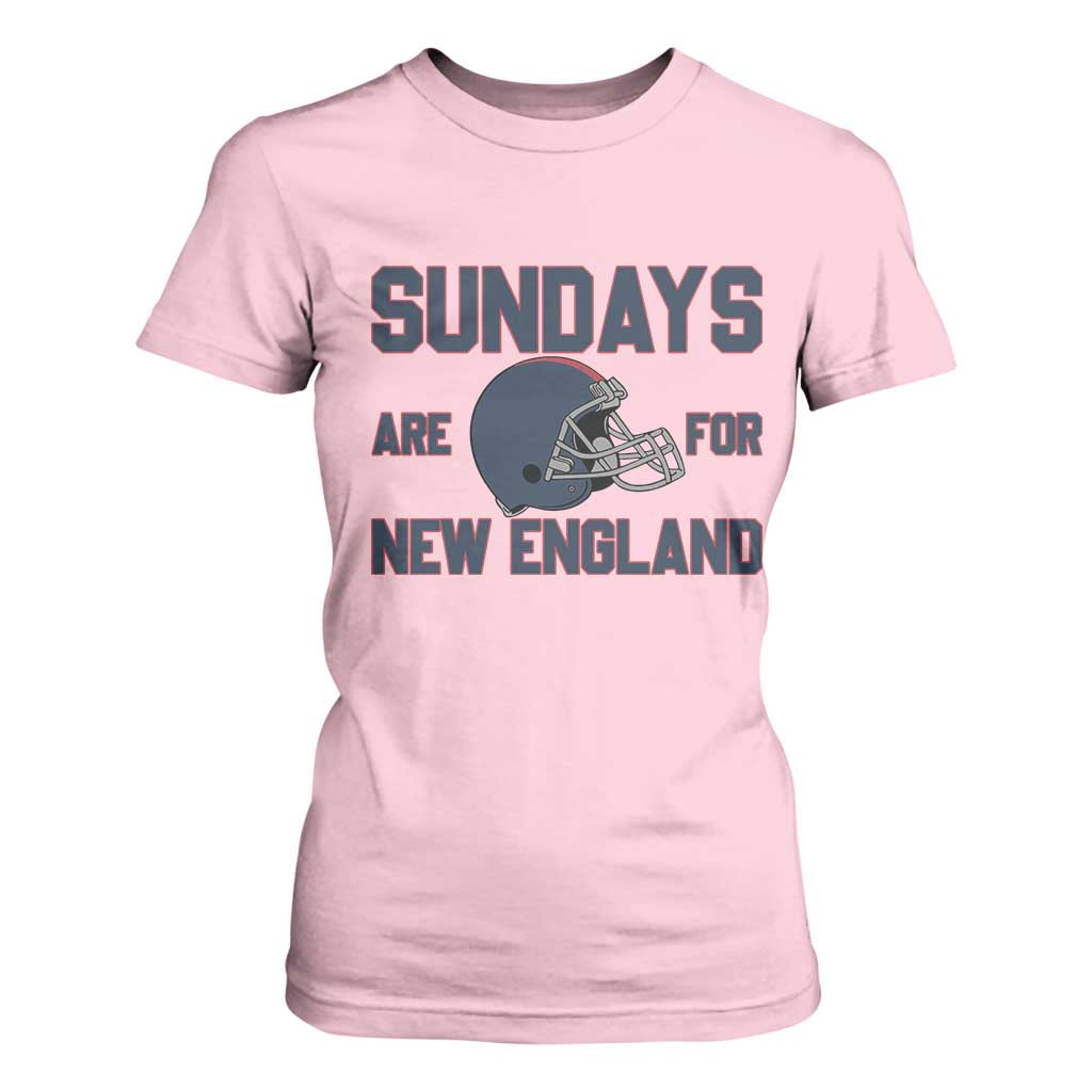 Sundays Are For NE T Shirt For Women Game Day Lover Gift TS12 Light Pink Print Your Wear