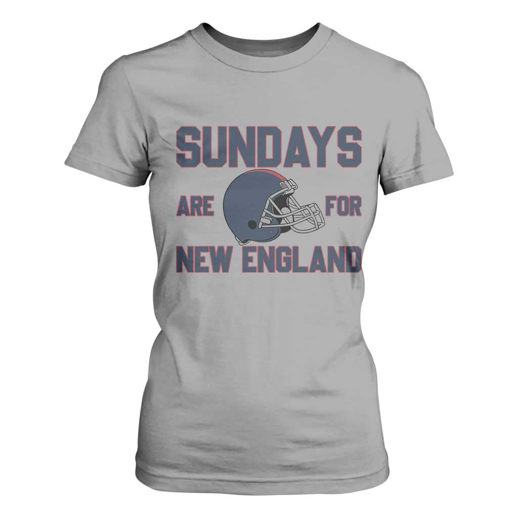 Sundays Are For NE T Shirt For Women Game Day Lover Gift TS12 Sport Gray Print Your Wear