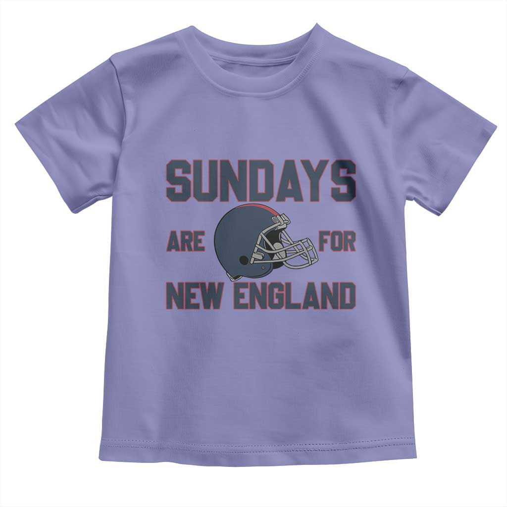 Sundays Are For NE Toddler T Shirt Game Day Lover Gift TS12 Violet Print Your Wear