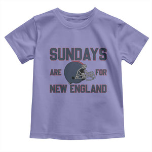 Sundays Are For NE Toddler T Shirt Game Day Lover Gift TS12 Violet Print Your Wear