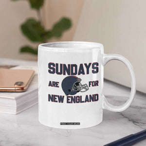 Sundays Are For NE Coffee Mug Game Day Lover Gift TS12 Print Your Wear