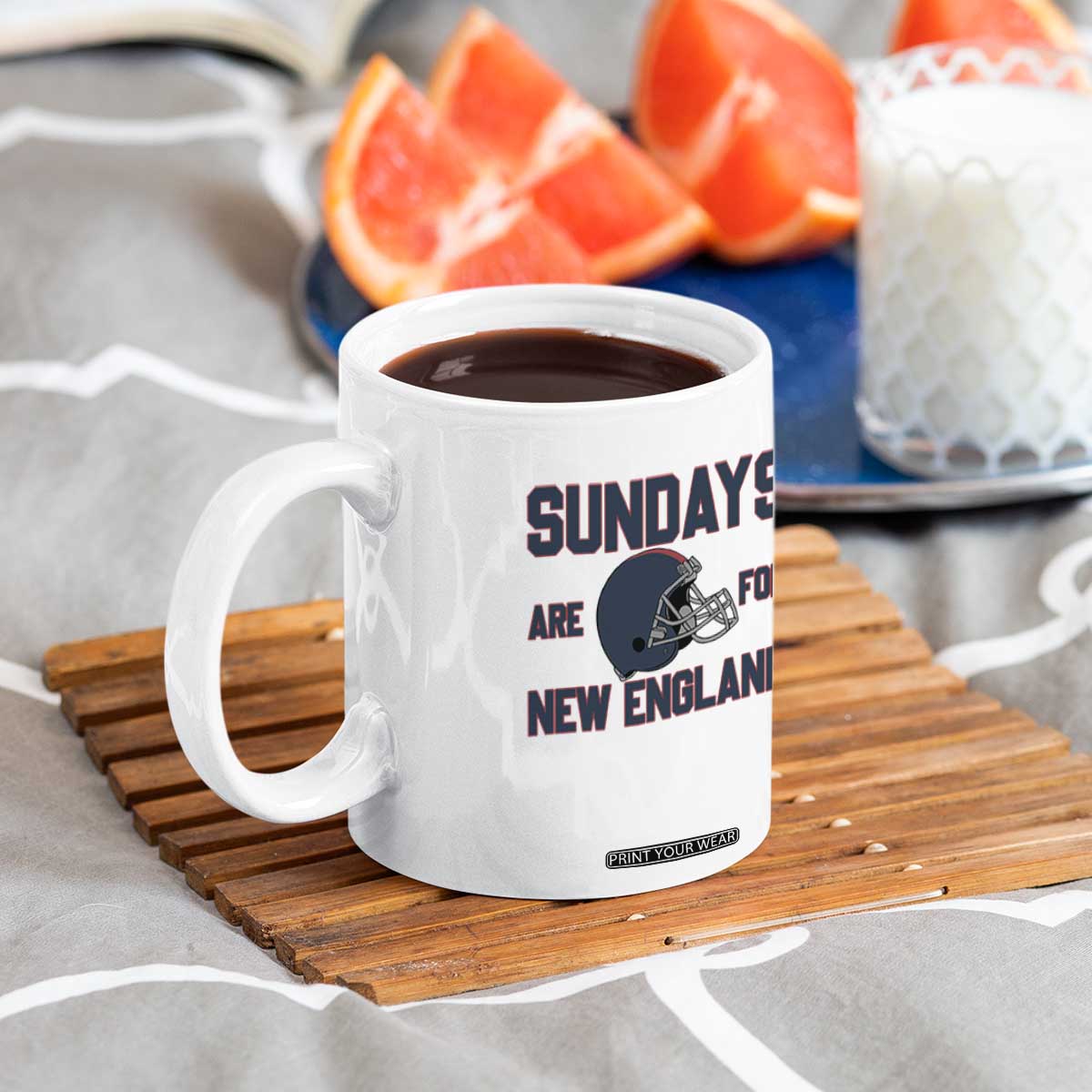 Sundays Are For NE Coffee Mug Game Day Lover Gift TS12 Print Your Wear