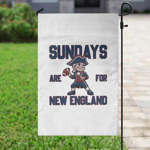 Sundays Are For NE Garden Flag Game Day Sports Fan Gift TS12 Print Your Wear