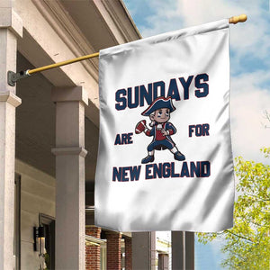 Sundays Are For NE Garden Flag Game Day Sports Fan Gift TS12 Print Your Wear