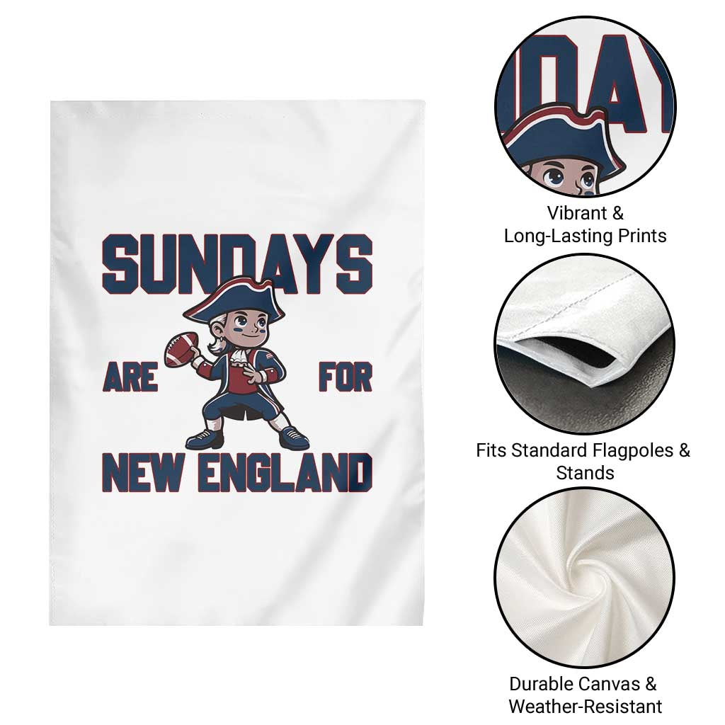 Sundays Are For NE Garden Flag Game Day Sports Fan Gift TS12 Print Your Wear