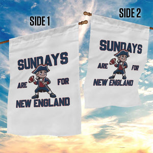 Sundays Are For NE Garden Flag Game Day Sports Fan Gift TS12 Print Your Wear