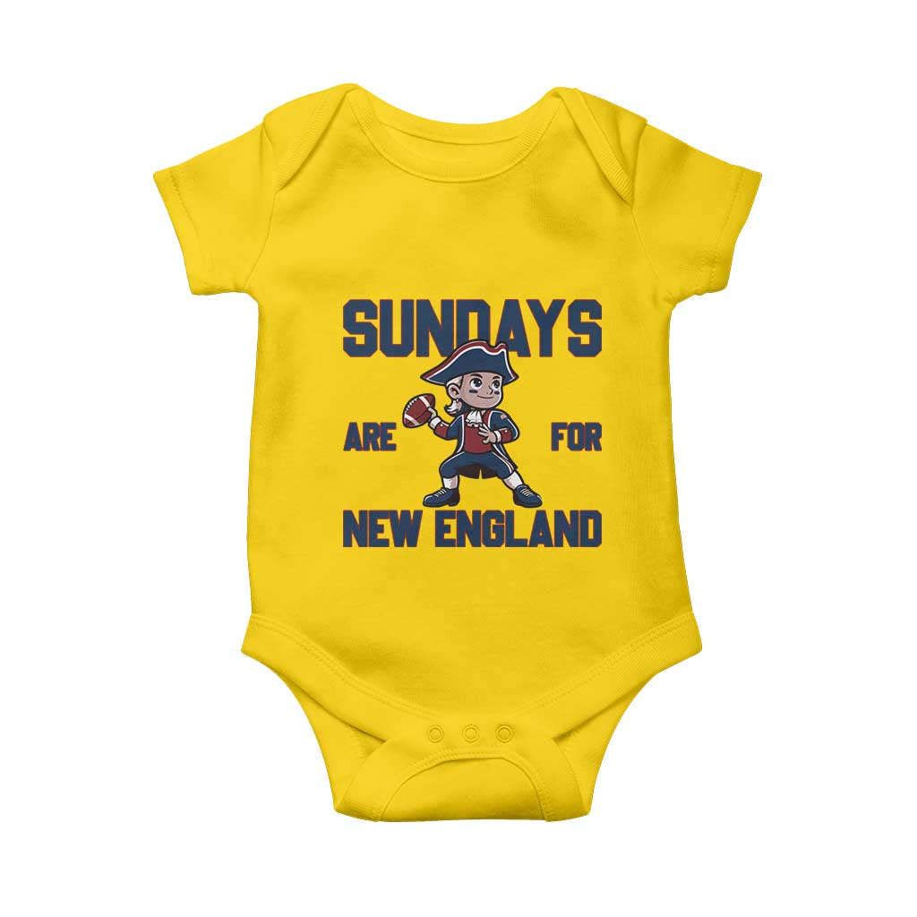 Sundays Are For NE Baby Onesie Game Day Sports Fan Gift TS12 Daisy Print Your Wear