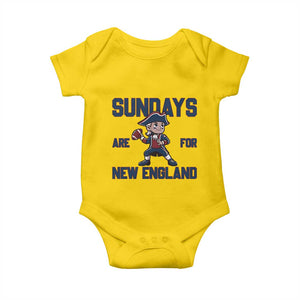 Sundays Are For NE Baby Onesie Game Day Sports Fan Gift TS12 Daisy Print Your Wear