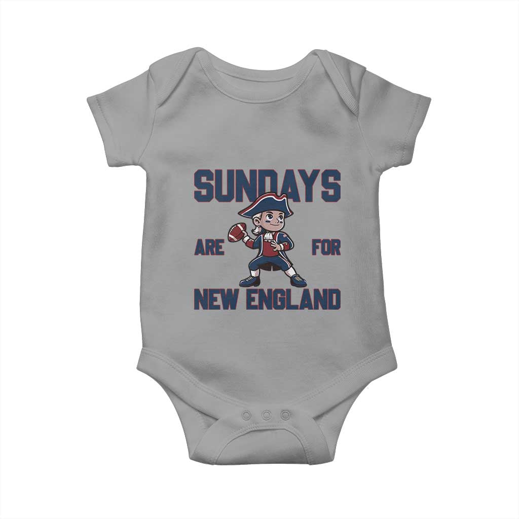 Sundays Are For NE Baby Onesie Game Day Sports Fan Gift TS12 Sport Gray Print Your Wear