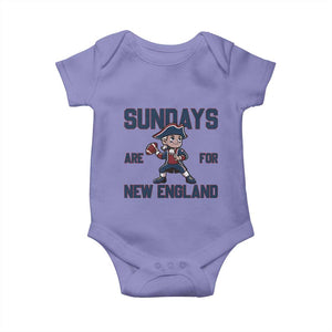 Sundays Are For NE Baby Onesie Game Day Sports Fan Gift TS12 Violet Print Your Wear