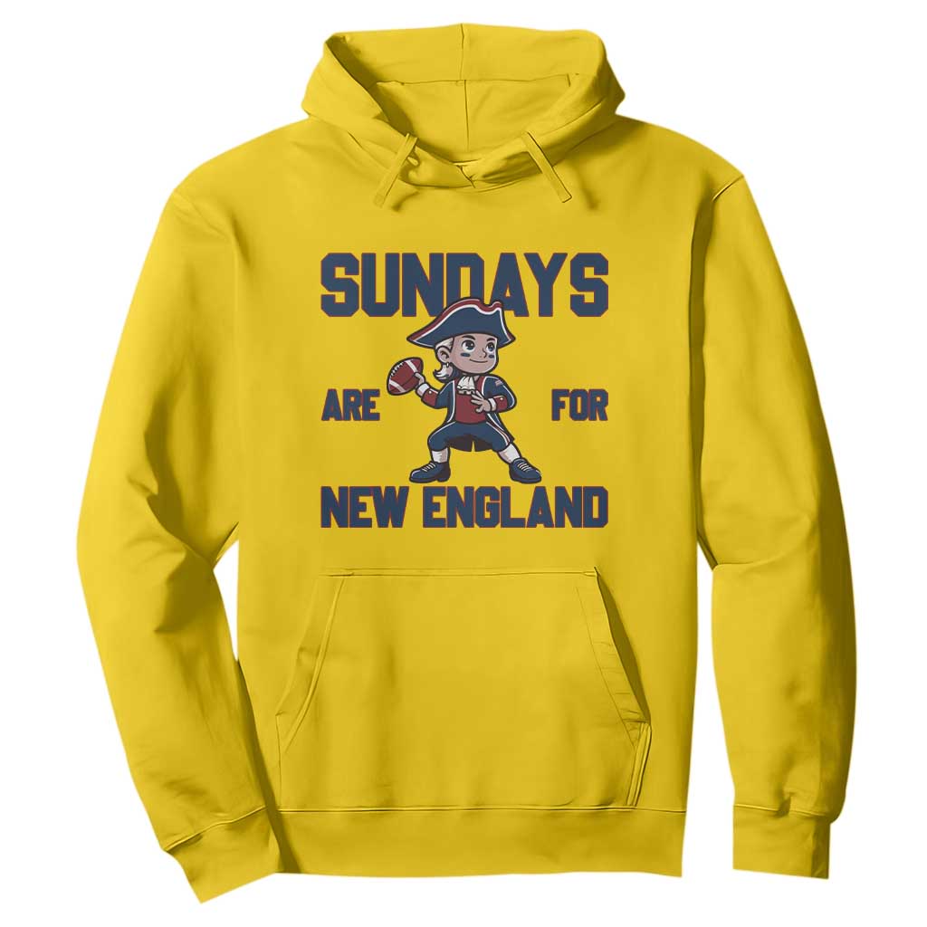 Sundays Are For NE Hoodie Game Day Sports Fan Gift TS12 Daisy Print Your Wear