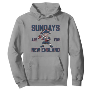 Sundays Are For NE Hoodie Game Day Sports Fan Gift TS12 Sport Gray Print Your Wear