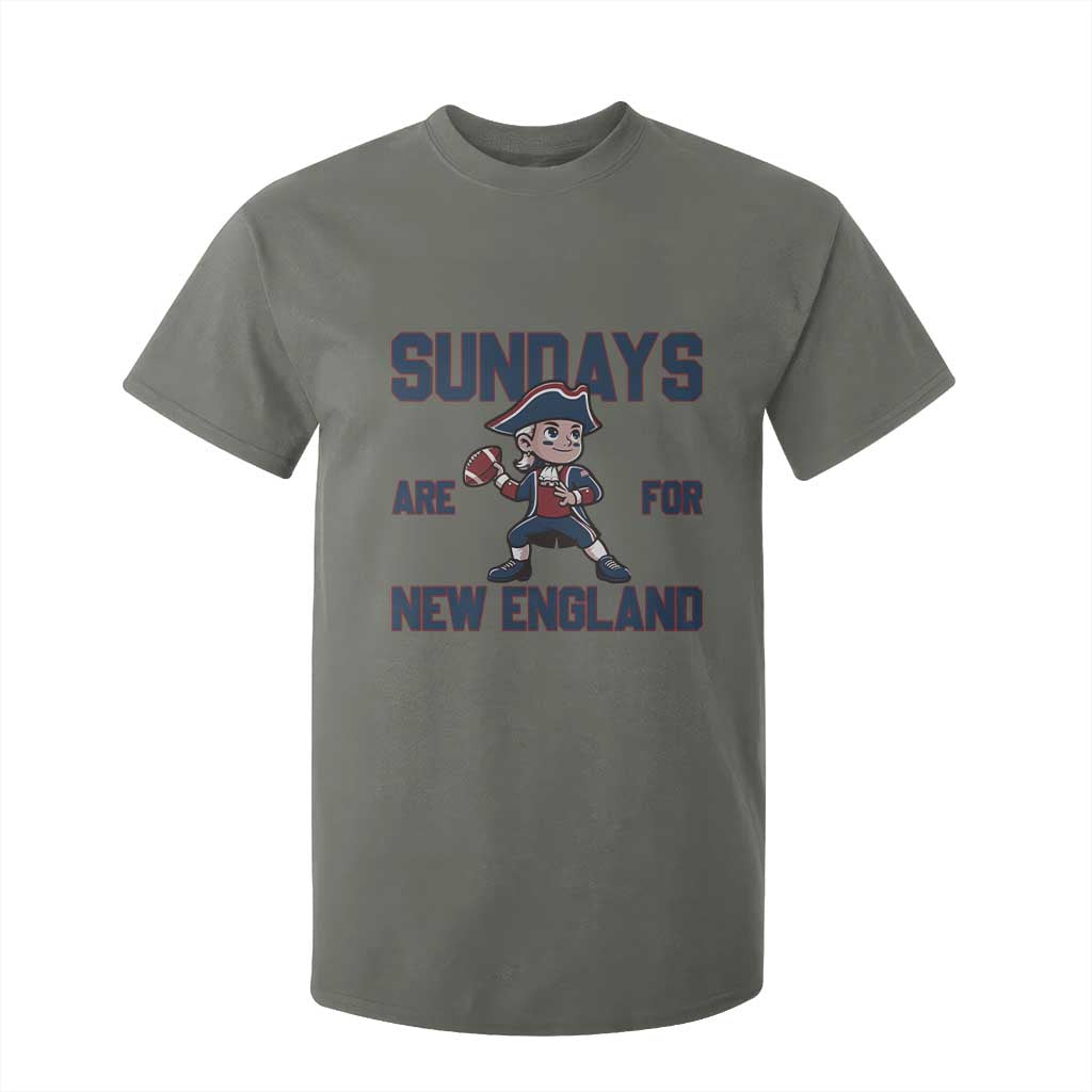 Sundays Are For NE T Shirt For Kid Game Day Sports Fan Gift TS12 Military Green Print Your Wear