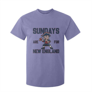 Sundays Are For NE T Shirt For Kid Game Day Sports Fan Gift TS12 Violet Print Your Wear