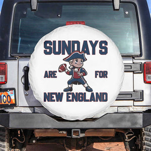 Sundays Are For NE Spare Tire Cover Game Day Sports Fan Gift TS12 No hole White Print Your Wear