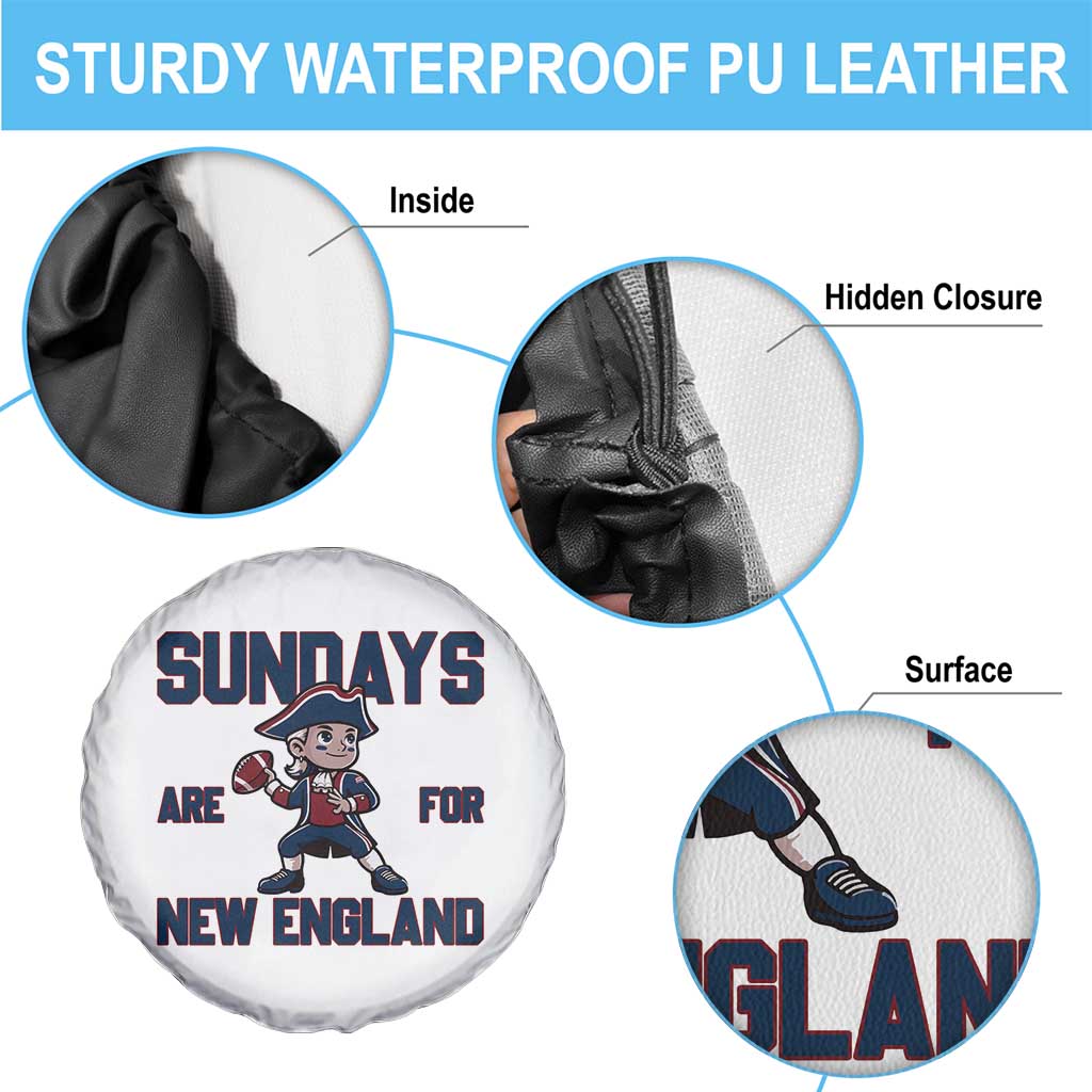 Sundays Are For NE Spare Tire Cover Game Day Sports Fan Gift TS12 Print Your Wear