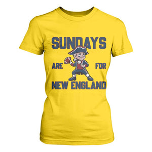 Sundays Are For NE T Shirt For Women Game Day Sports Fan Gift TS12 Daisy Print Your Wear