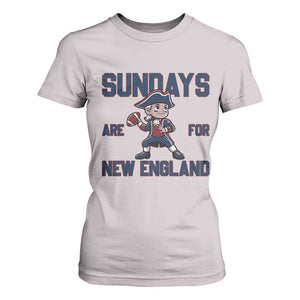 Sundays Are For NE T Shirt For Women Game Day Sports Fan Gift TS12 Ice Gray Print Your Wear
