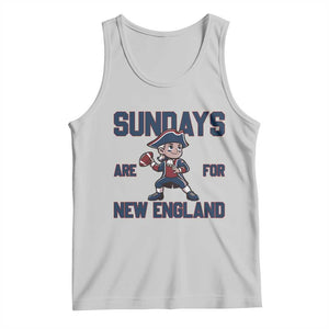 Sundays Are For NE Tank Top Game Day Sports Fan Gift TS12 Ash Print Your Wear