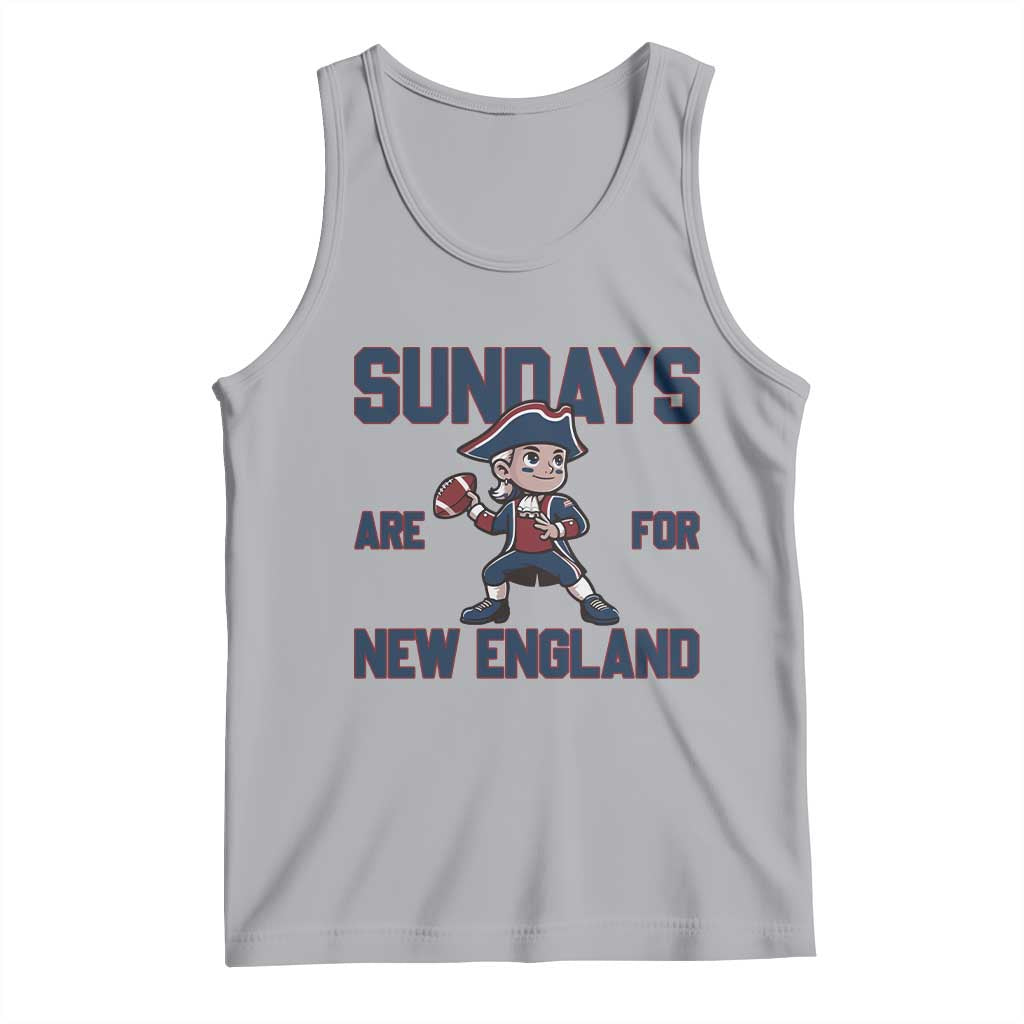 Sundays Are For NE Tank Top Game Day Sports Fan Gift TS12 Athletic Heather Print Your Wear