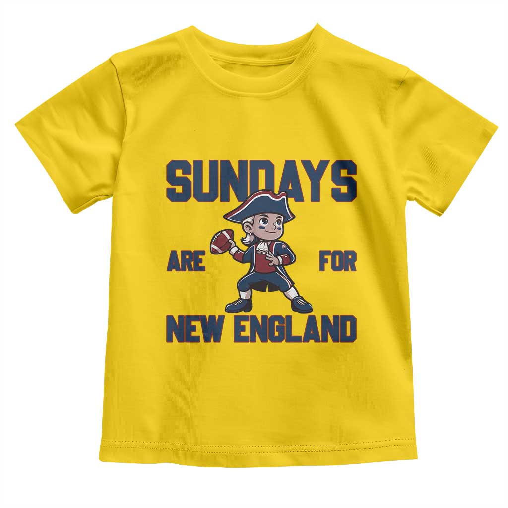 Sundays Are For NE Toddler T Shirt Game Day Sports Fan Gift TS12 Daisy Print Your Wear