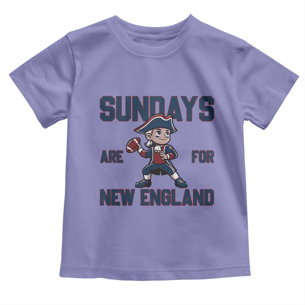 Sundays Are For NE Toddler T Shirt Game Day Sports Fan Gift TS12 Violet Print Your Wear