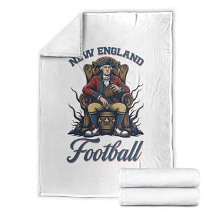 Funny George Washington NE Football Lover Gift Throw Blanket TS12 White Print Your Wear