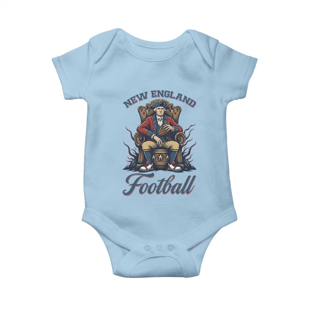 Funny George Washington NE Football Lover Gift Baby Onesie TS12 Light Blue Print Your Wear